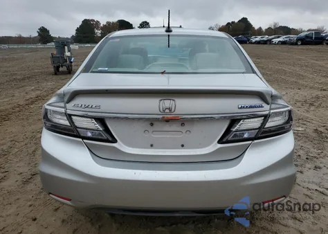 2014 Honda Civic Hybrid L из США, поврежденный, VIN 19XFB4F32EE001811